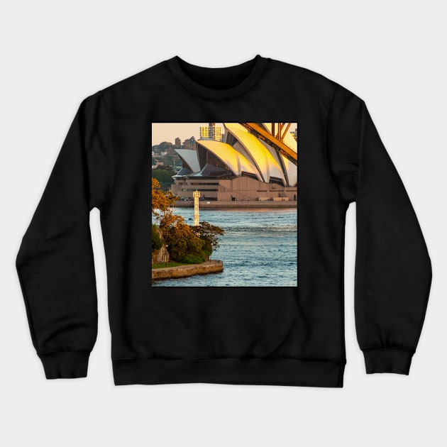 Sydney Opera House, Sydney, NSW, Australia Crewneck Sweatshirt by Upbeat Traveler